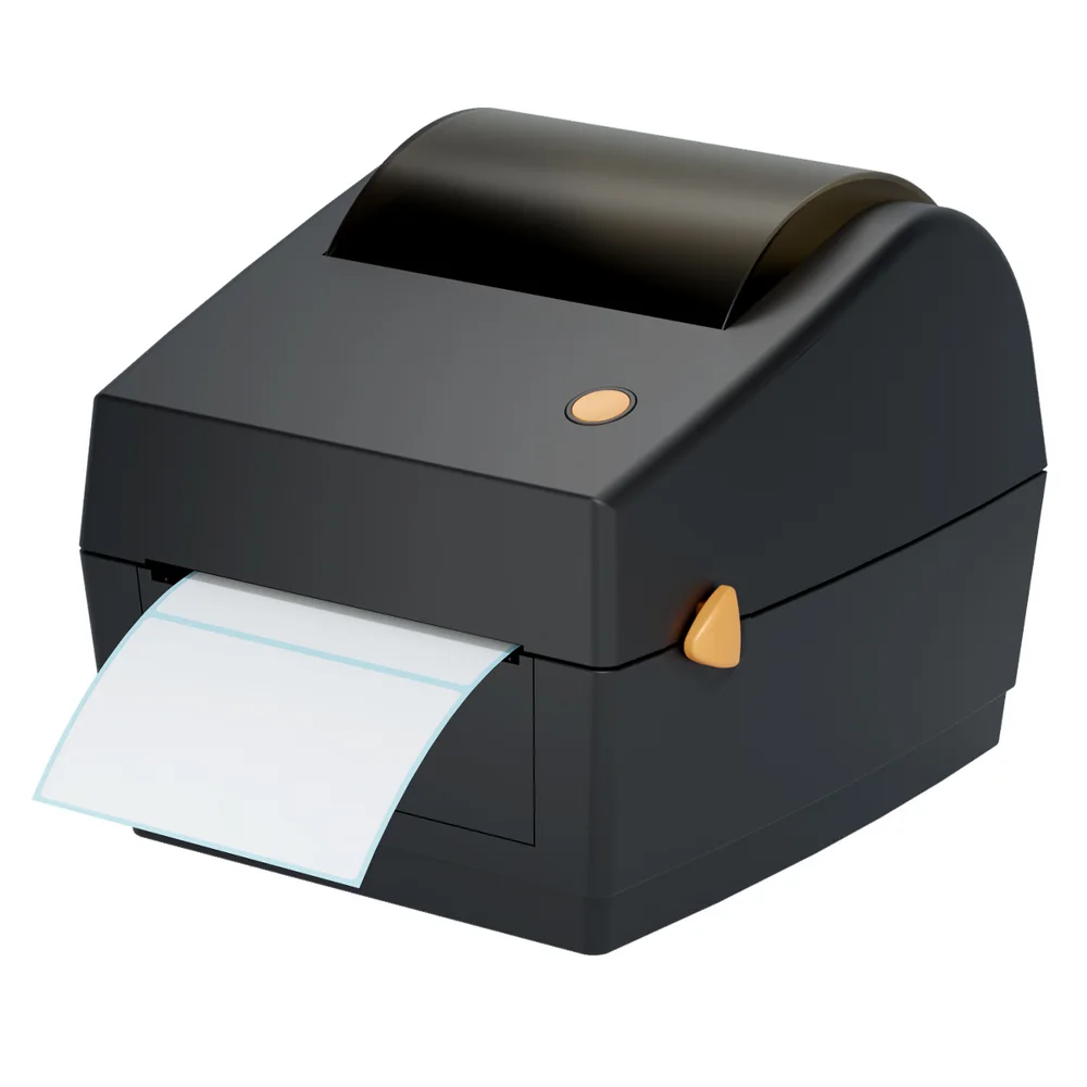 G4POS RT1500 en train de sortir une étiquette