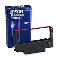 Epson ERC38BR Cash Register Ribbon Black/Red EPS ERC38BR - 10 Ribbons